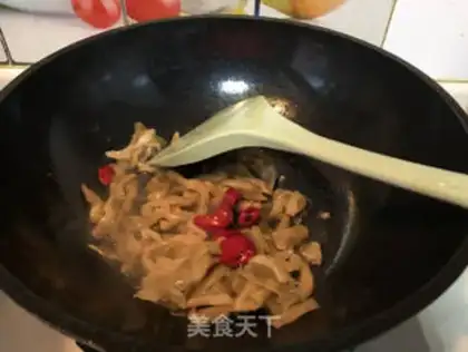 Make Squeeze and chicken silk step 5