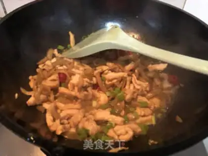 Make Squeeze and chicken silk step 8