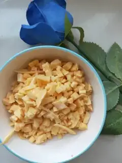 Make A melon carrot and a milk oatmeal step 0