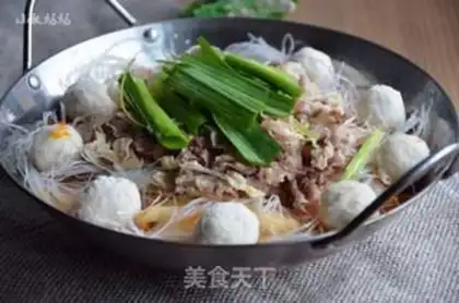 Make Beef fishball pan step 9