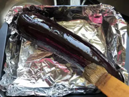 Make Roast eggplant step 1