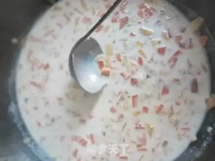 Make A melon carrot and a milk oatmeal step 6