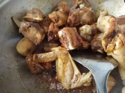 Make Chicken chops, mushrooms step 8