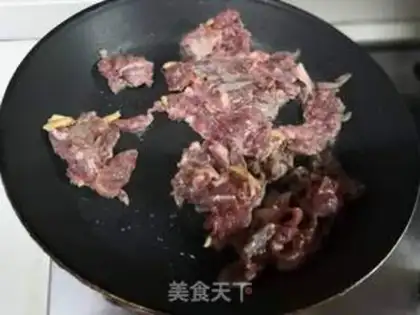 Make Fried beef step 1