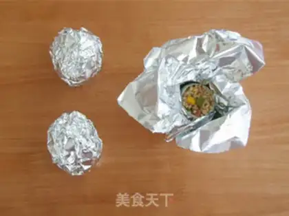 Make The rice egg step 6