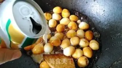 Make Five beers and quail eggs step 6