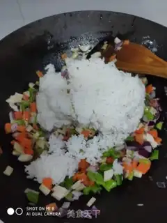 Make Egg fried rice step 7