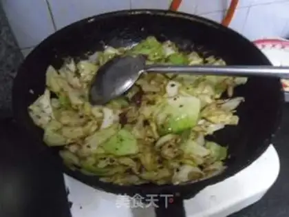 Make Spicy cabbage step 5
