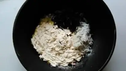 Make Tofu silver fish step 4