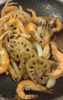 Make Spicy shrimp from a dry pot step 8