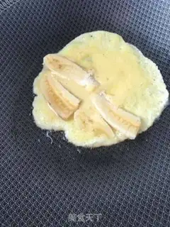 Make Banana omelet step 10