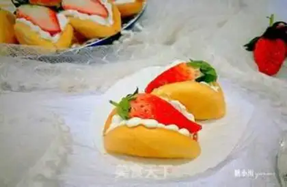 Make Cream strawberry step 23