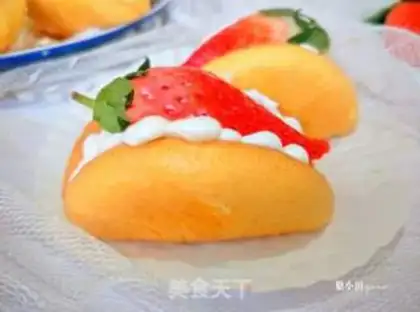 Make Cream strawberry step 24