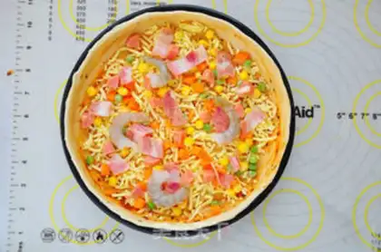 Make Sea, land and air pizza step 9