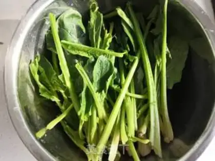 Make Scrambled spinach step 2