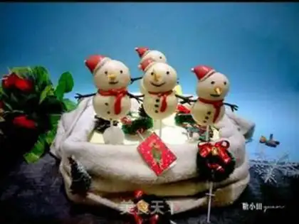 Make Snowman lollipop buns step 18