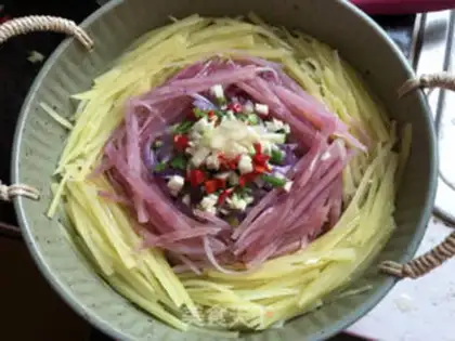 Make Potato spinach step 0
