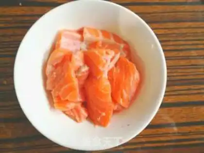 Make Burn the salmon step 2