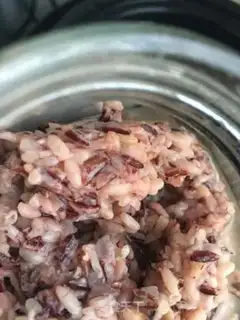 Make The date wine makes rice congee step 2