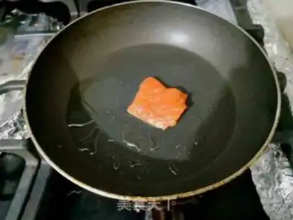 Make Burn the salmon step 4