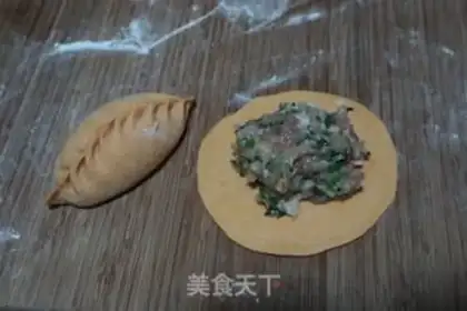 Make Pumpkin meat bag step 5