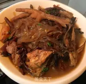 Make Chicken stew mushrooms step 16