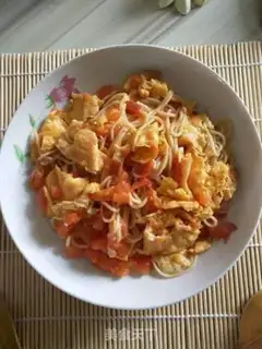 Make Tomato egg noodles step 10