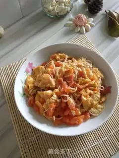 Make Tomato egg noodles step 11