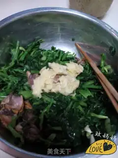Make Spinach plattered clams step 5