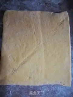 Make Triangular roses step 4
