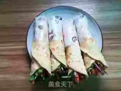 Make Take the chicken roll step 12