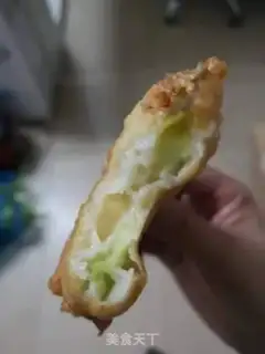 Make Blow up a green round eggplant step 1