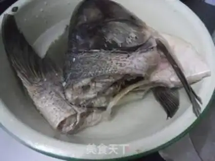 Make Sour fish head step 1