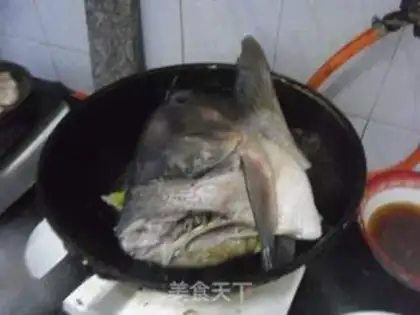 Make Sour fish head step 3