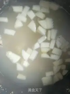Make Rice apple porridge step 4