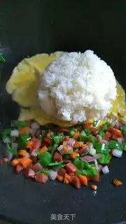 Make Five-colored rice step 4