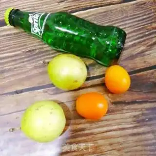 Make Blanco-fruit orange bubble step 0