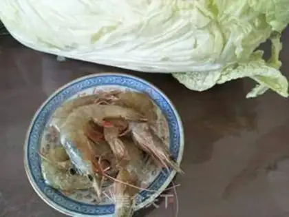 Make Shrimp cabbage step 0