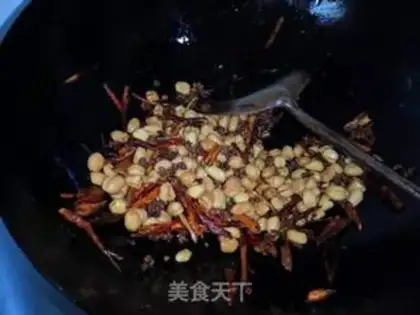 Make Spicy peanuts step 12