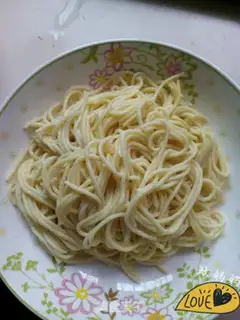 Make Spaghetti mushroom sauce step 7