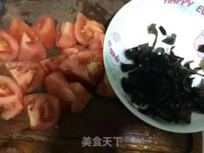 Make Tomato black-mucked noodles step 0