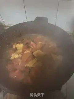 Make Tomato black-mucked noodles step 2