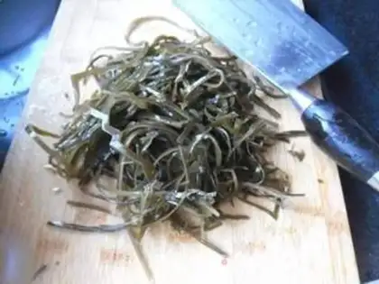 Make Garlic seaweed step 2