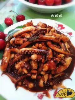 Make Spicy squid head step 9
