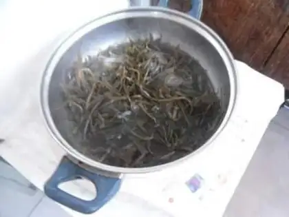 Make Garlic seaweed step 3