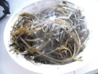 Make Garlic seaweed step 4