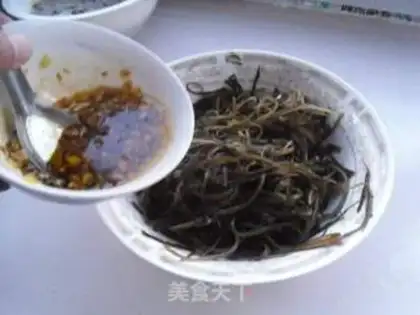 Make Garlic seaweed step 9