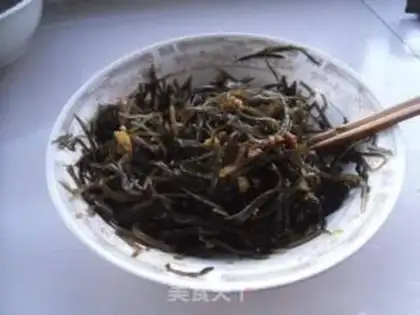 Make Garlic seaweed step 11