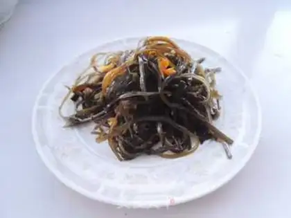 Make Garlic seaweed step 12