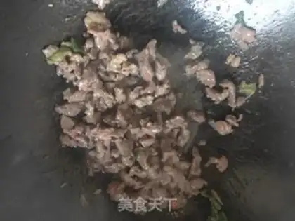 Make Soybeans with beef step 3